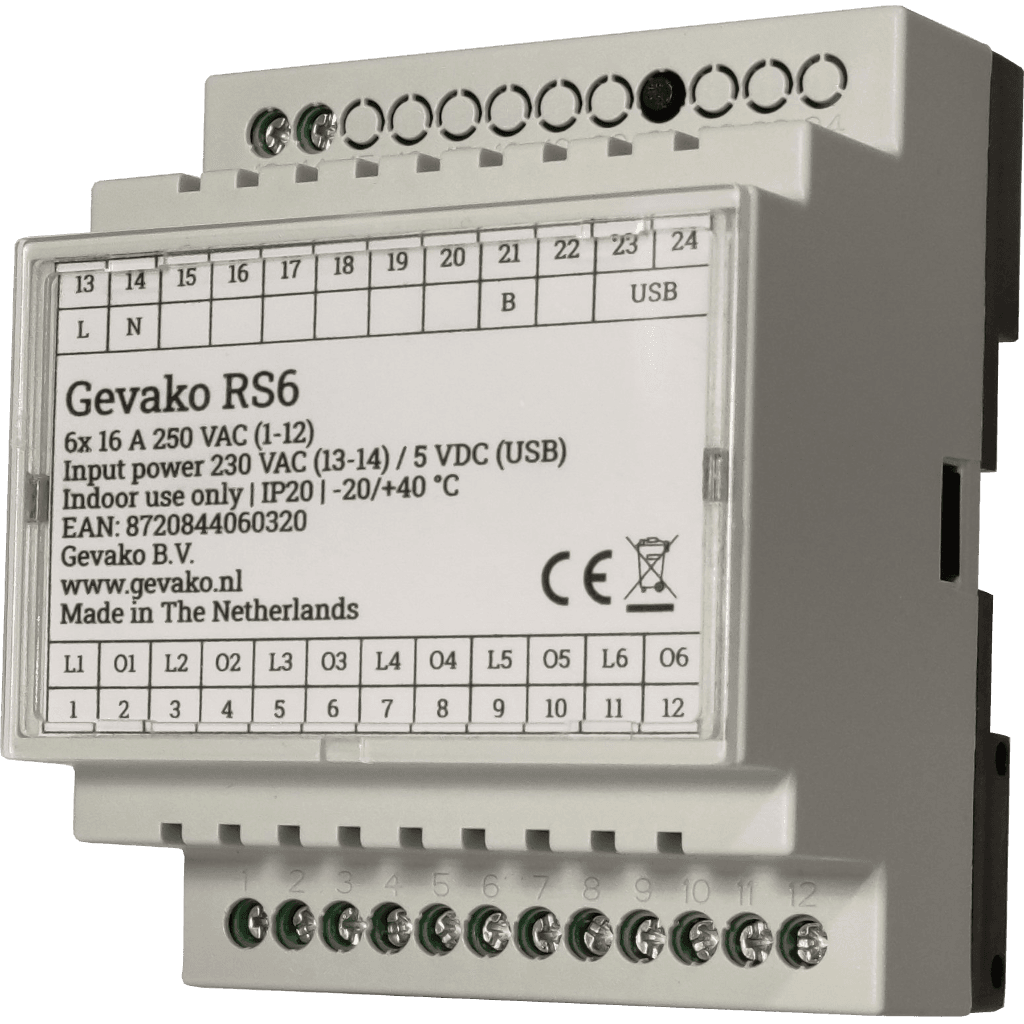 Smart Switch - Gevako RS6 - Home Assistant - ESPHome