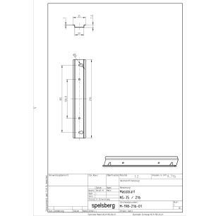 Spelsberg - DIN rail 35 x 216.0 x 7.5 mm - NS 35-216 - 19821601 - Image 2