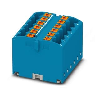 Phoenix Contact 3273288 Distribution block blue 12 connections