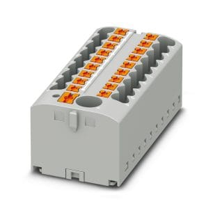 Phoenix Contact 3273374 Distribution block grey 19 connections