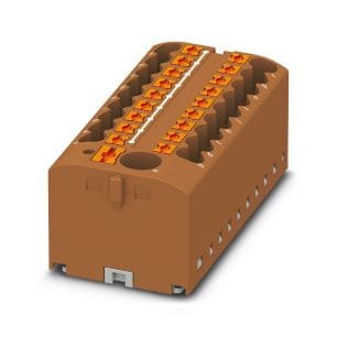 Phoenix Contact 3273384 Distribution block brown 19 connections